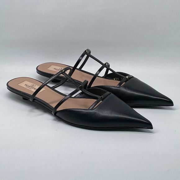 Valentino Garavani Rockstud Wispy Calfskin Mules size 37 - Picture 3 of 14